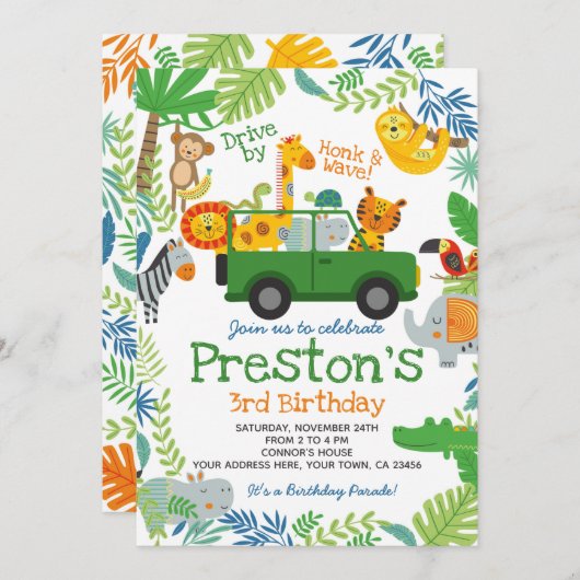 Jungfernfahrt Einladung (Vorne/Hinten)