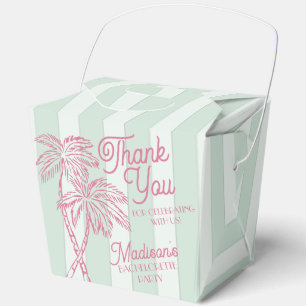 Jungfernfahrt im Mint Palm Spring Pastellstrand Geschenkschachtel