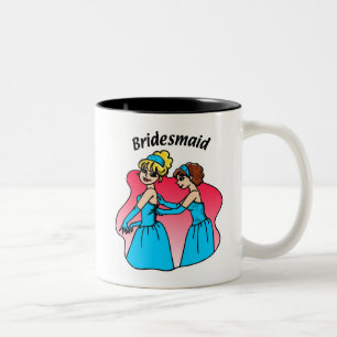 Jungfernhäuser in Rosa Zweifarbige Tasse