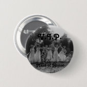 Jungfernhochzeitsfeier-Schmuck Button (Vorne & Hinten)
