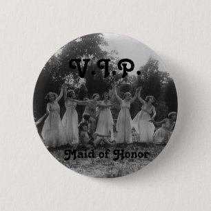 Jungfernhochzeitsfeier-Schmuck Button