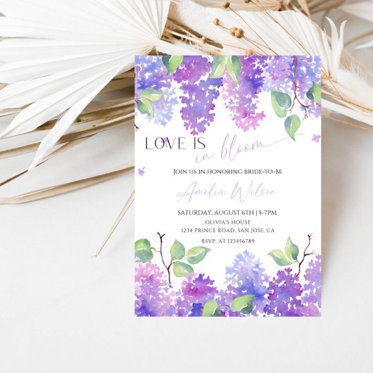 Jungfernparty im Zeichen blühender Liebe - Florale Einladung