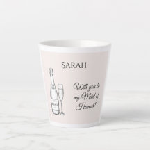 Jungfernvorschlags-Latte-Mug | Champagner
