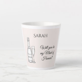 Jungfernvorschlags-Latte-Mug | Champagner Milchtasse