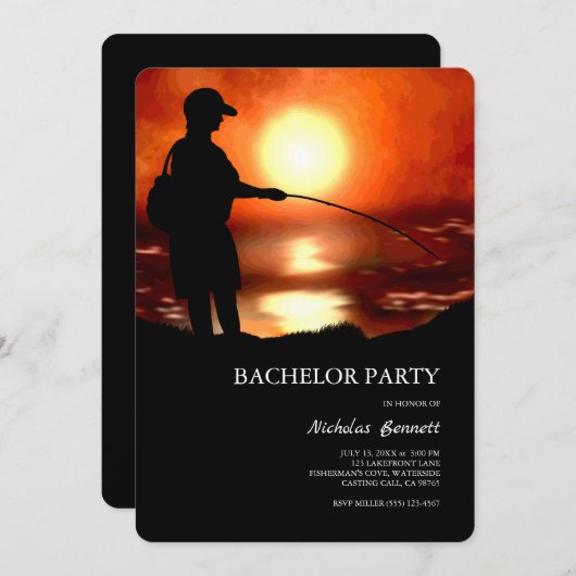 Jungfische Einladung (Vorne/Hinten)