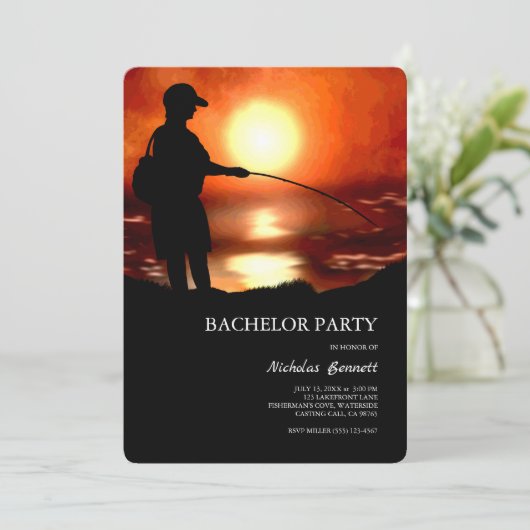 Jungfische Einladung (Stehend Vorderseite)