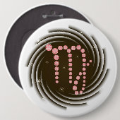 Jungfrau 23. August bis 23. September Buttons (Vorne & Hinten)