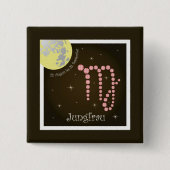 Jungfrau 23. August bis 23. September Buttons (Vorderseite)