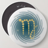 Jungfrau 23. August bis 23. September Buttons (Vorne & Hinten)