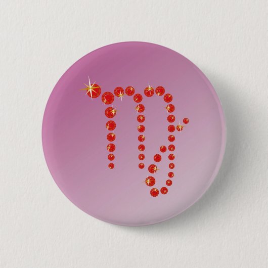 Jungfrau 23. August bis 23. September Buttons (Vorderseite)