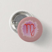 Jungfrau 23. August bis 23. September Buttons (Vorne & Hinten)