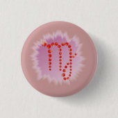 Jungfrau 23. August bis 23. September Buttons (Vorderseite)