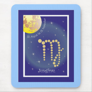 Jungfrau 23. August bis 23. September Mauspad