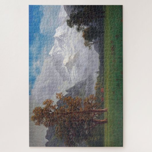 Jungfrau, Albert Bierstadt Puzzle (Vertikal)