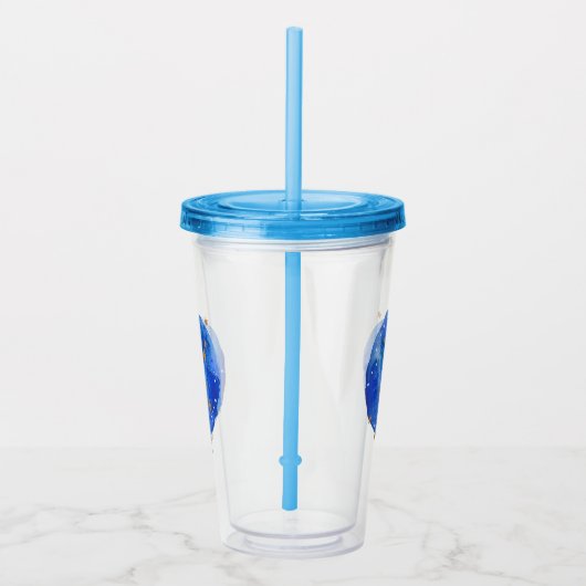 Jungfrau-Aquarell-Himmels-Konstellations-Tierkreis Acryltrinkbecher (Rechts)