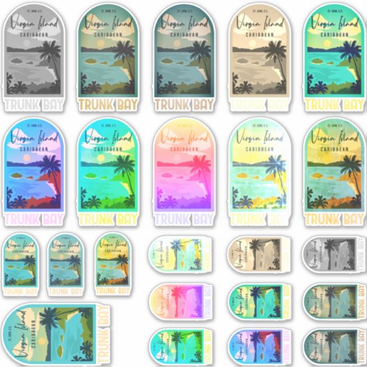 Jungfrau Aufkleber (Vorderseite)