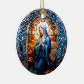Jungfrau aus Hartglas Mary Keramik Ornament (Rechts)