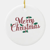 Jungfrau aus Hartglas Mary Keramik Ornament (Hinten)