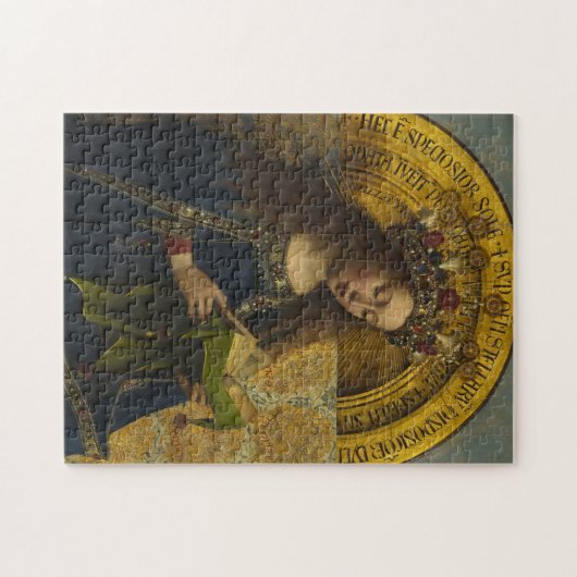 Jungfrau begeistert, das Gent-Altarpiece Puzzle (Horizontal)