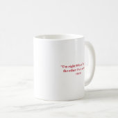 Jungfrau-Chaos-Kontroll-Tasse Kaffeetasse (VorderseiteRechts)