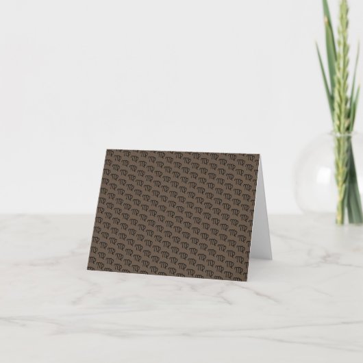 Jungfrau Dankeskarte (Vorderseite)