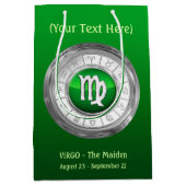 Jungfrau - das Ersttierkreis-Zeichen Mittlere Geschenktüte (Vorderseite)