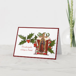 Jungfrau de Guadalupe Weihnachten Latino Hispanic Karte
