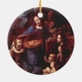 Jungfrau der Felsen durch Leonardo da Vinci Keramik Ornament (Hinten)