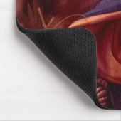 Jungfrau der Felsen durch Leonardo da Vinci Mousepad (Ecke)