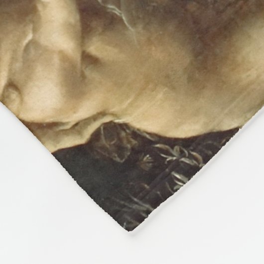 Jungfrau der Felsen, Leonardo da Vinci Fleecedecke (Ecke)