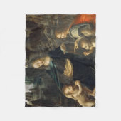 Jungfrau der Felsen, Leonardo da Vinci Fleecedecke (Vorderseite)