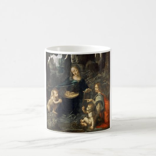 Jungfrau der Felsen, Leonardo da Vinci Kaffeetasse (Mittel)