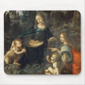 Jungfrau der Felsen, Leonardo da Vinci Mousepad (Vorne)