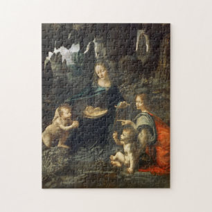 Jungfrau der Felsen, Leonardo da Vinci Puzzle