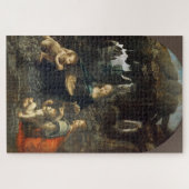 Jungfrau der Felsen, Leonardo da Vinci Puzzle (Horizontal)