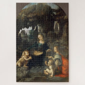 Jungfrau der Felsen, Leonardo da Vinci Puzzle (Vertikal)