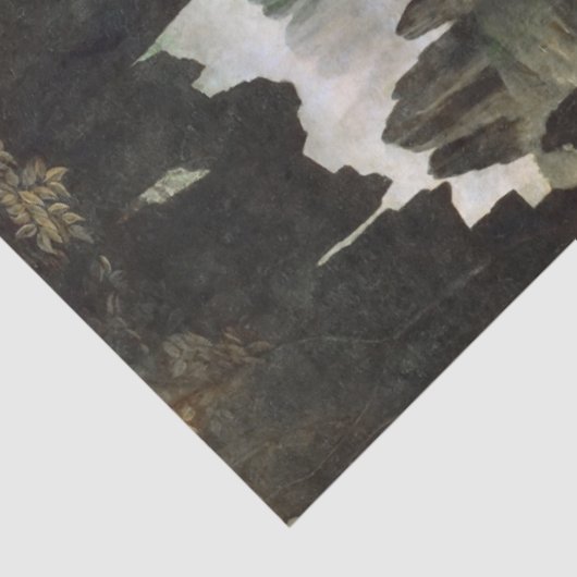 Jungfrau der Felsen, Leonardo da Vinci Seidenpapier (Ausschnitt)