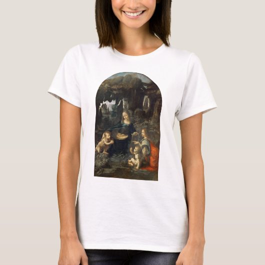 Jungfrau der Felsen, Leonardo da Vinci T-Shirt (Vorderseite)