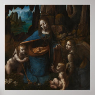 Jungfrau der Felsen Poster