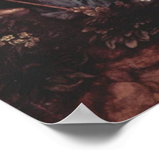 Jungfrau der Felsen Poster (Ecke)