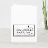 Jungfrau der Guadalupe-Weihnachtskarte Feiertagskarte (Rückseite)