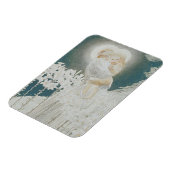 Jungfrau der Lilien Magnet (Linke Seite)