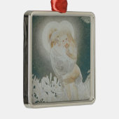 Jungfrau der Lilien Ornament Aus Metall (Rechts)