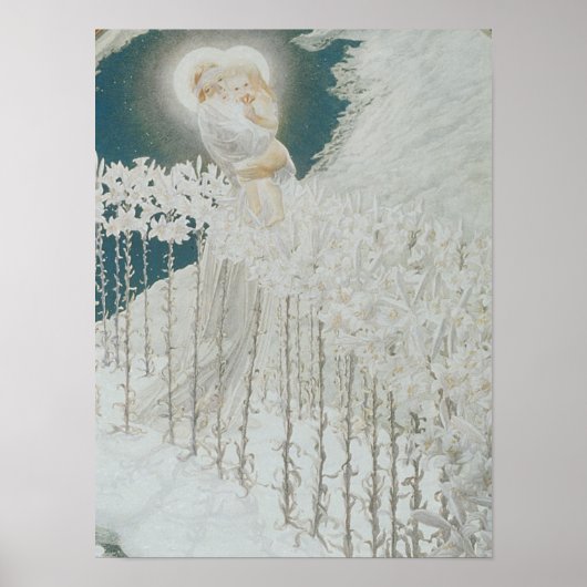 Jungfrau der Lilien Poster (Vorne)