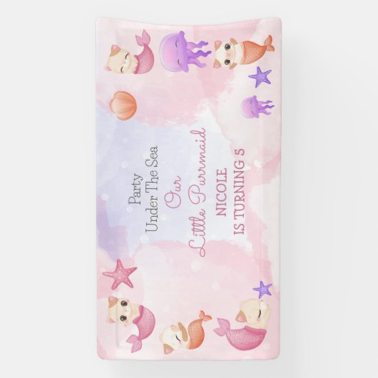 Jungfrau der niedlichen banner (Vertikal)