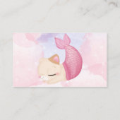 Jungfrau der niedlichen begleitkarte (Rückseite)