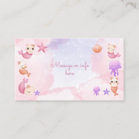 Jungfrau der niedlichen begleitkarte (Vorderseite)