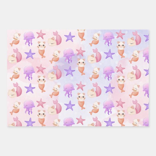 Jungfrau der niedlichen geschenkpapier set (Vorderseite 2)