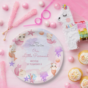 Jungfrau der niedlichen pappteller