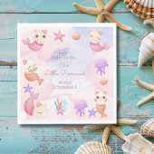 Jungfrau der niedlichen serviette